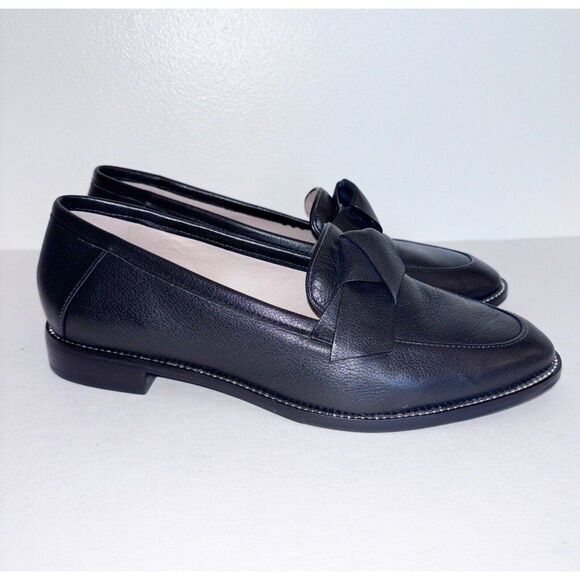 ANTONIO MELANI Shoes - Antonio Melani Darlene Black Leather Loafers 7.5M